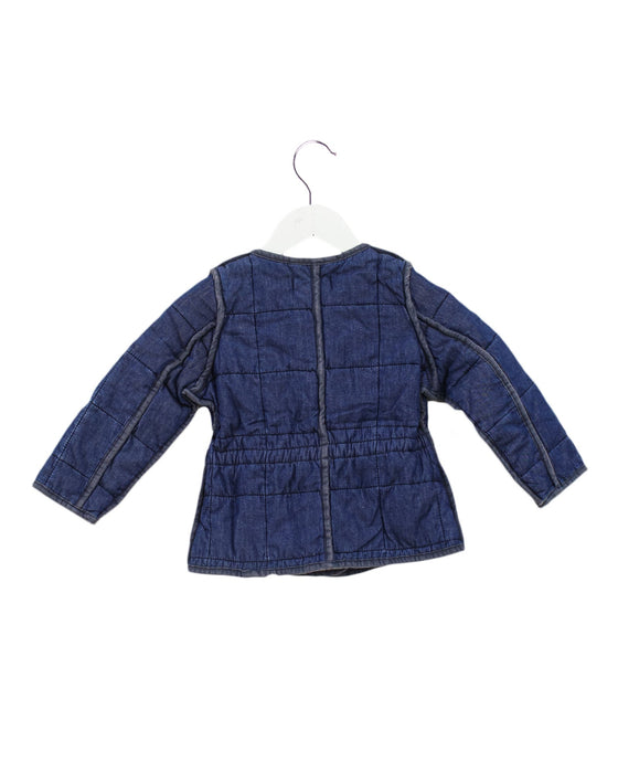 A Navy Lightweight Jackets from Stella McCartney in size 4T for girl. (Back View)