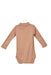 A Beige Long Sleeve Bodysuits from Bonpoint in size 12-18M for girl. (Back View)