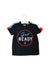 A Black Short Sleeve T Shirts from IKKS in size 6-12M for boy. (Front View)