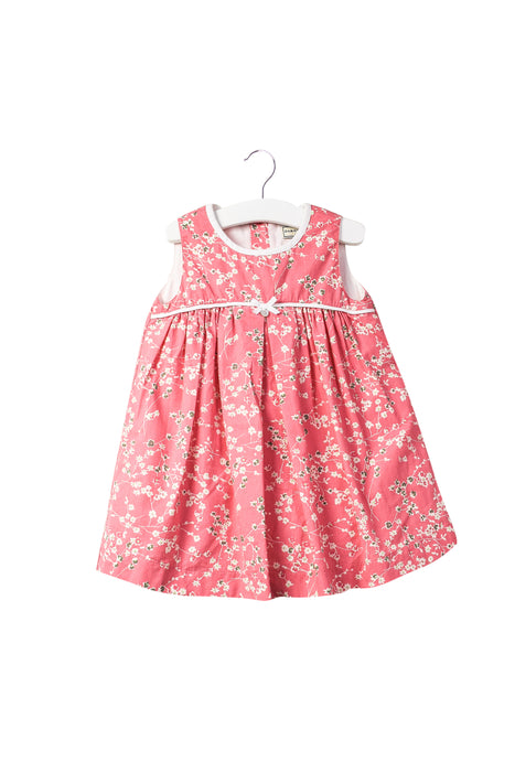 Pink Darcy Brown Sleeveless Dress 18M at Retykle