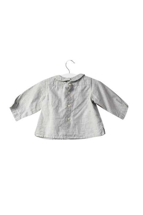 Grey Bonpoint Long Sleeve Top 12M at Retykle