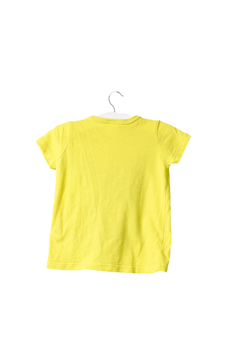 A Yellow Short Sleeve T Shirts from Seed in size 3-6M for boy. (Back View)