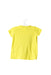 A Yellow Short Sleeve T Shirts from Seed in size 3-6M for boy. (Back View)