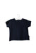 A Navy Short Sleeve T Shirts from Jojo Maman Bébé in size 6-12M for boy. (Front View)