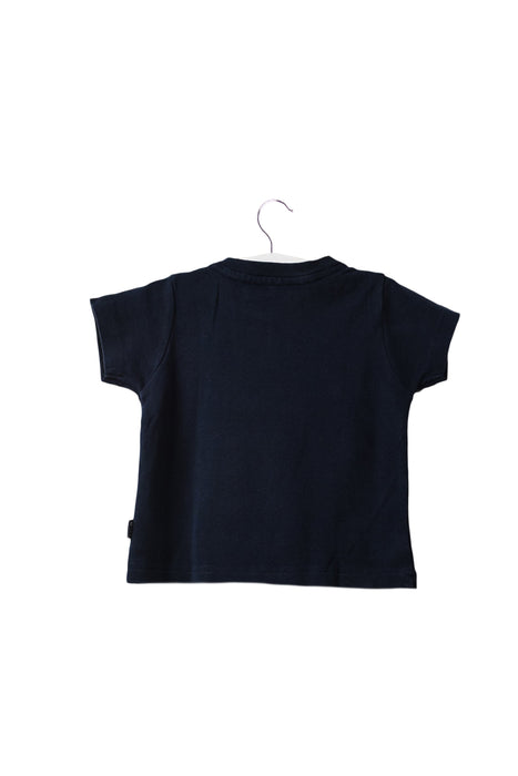 A Navy Short Sleeve T Shirts from Jojo Maman Bébé in size 6-12M for boy. (Back View)