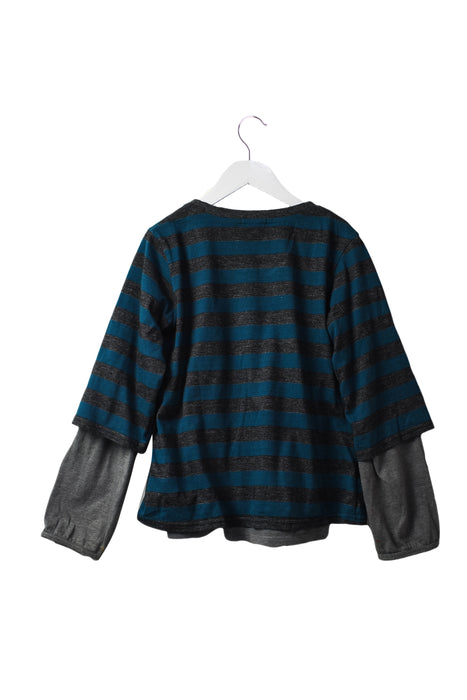 Blue Comme Ca Ism Long Sleeve Top 7Y (130 cm) at Retykle