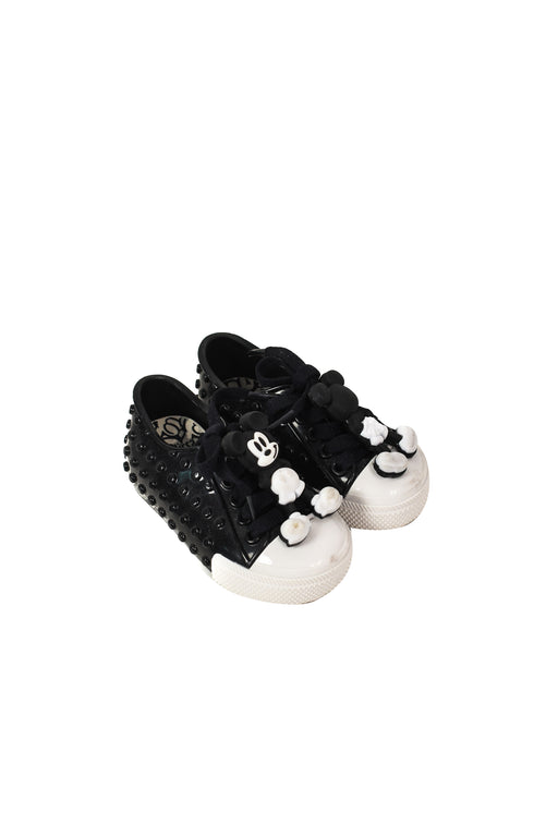 Black Mini Melissa Sneakers 12-18M (EU21) at Retykle