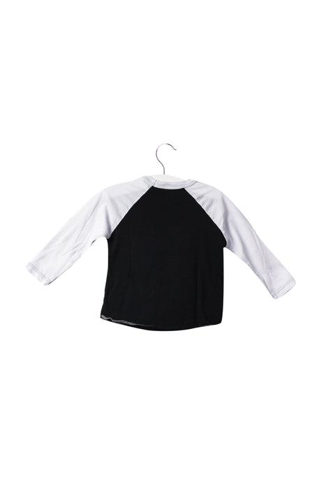 Black Rowdy Sprout Long Sleeve Top 3-6M at Retykle