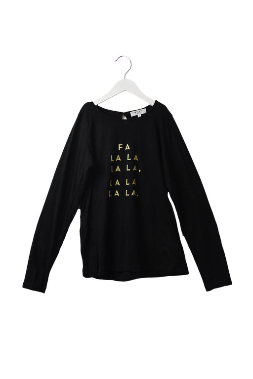Black Milly Minis Long Sleeve Top 12Y at Retykle