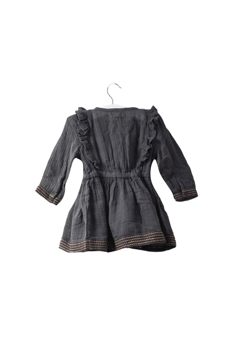 Grey Bout'Chou Long Sleeve Dress 6M at Retykle