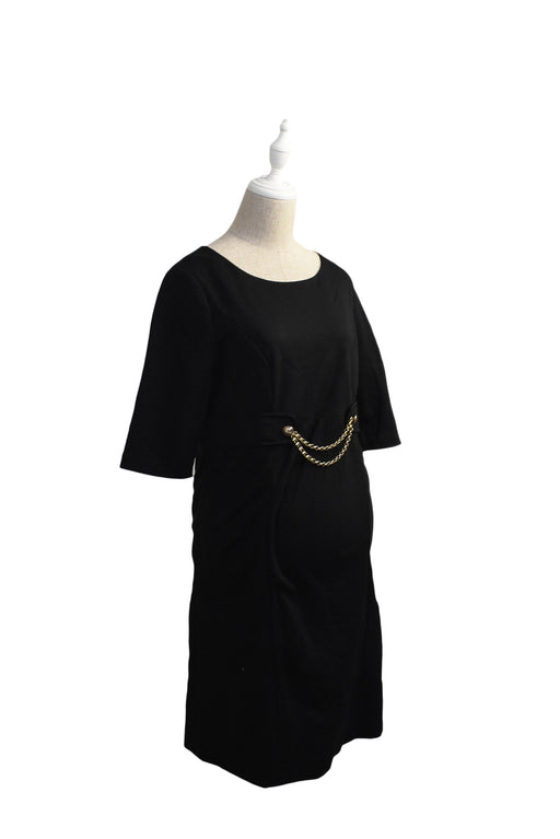Black Rosie Pope Maternity Long Sleeve Dress S at Retykle