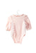 A Pink Long Sleeve Bodysuits from Nicholas & Bears in size 0-3M for girl. (Back View)