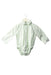 A Green Long Sleeve Bodysuits from Janie & Jack in size 6-12M for girl. (Front View)