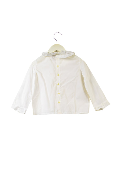 White Bonpoint Long Sleeve Top 3T at Retykle