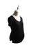 A Black Short Sleeve T Shirts from Mayarya in size S for maternity. (Front View)