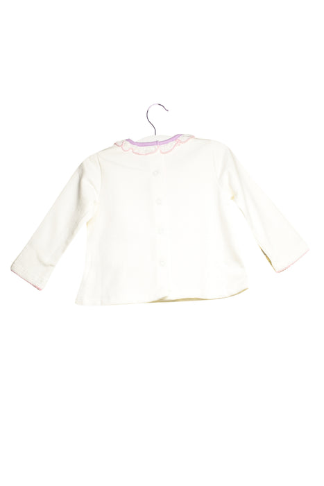 White Chicco Long Sleeve Top 9M at Retykle