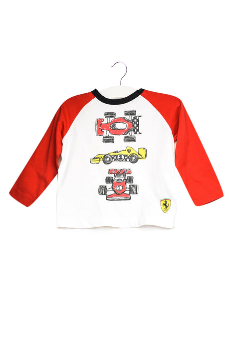 Red Ferrari Long Sleeve Top 3-6M at Retykle