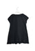 Black Comme Ca Ism Short Sleeve Dress 5T (120cm) at Retykle