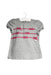 A Grey Short Sleeve T Shirts from Nicholas & Bears in size 6-12M for girl. (Front View)