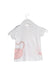 A White Short Sleeve T Shirts from Seed in size 0-3M for girl. (Back View)