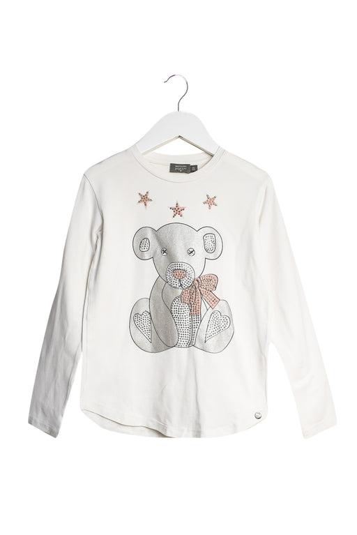 White Microbe by Miss Grant Long Sleeve Top 6T at Retykle