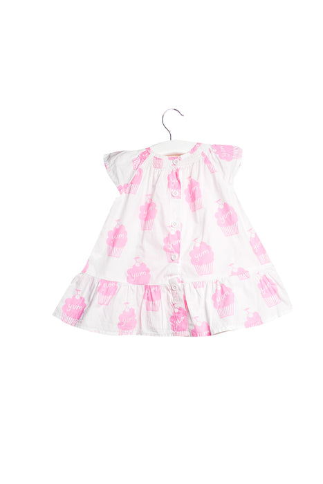 Pink Seed Short Sleeve Dress 0-3M at Retykle