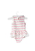A Ivory Sleeveless Bodysuits from Nicholas & Bears in size 0-3M for girl. (Back View)
