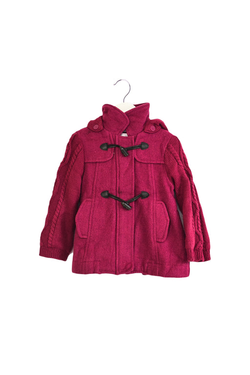 Pink Mayoral Coat with Detachable Hood 24M at Retykle