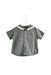 A Black Short Sleeve Tops from Comme Ca Ism in size 4T for girl. (Front View)