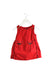 A Red Sleeveless Dresses from Sergent Major in size 6-12M for girl. (Front View)