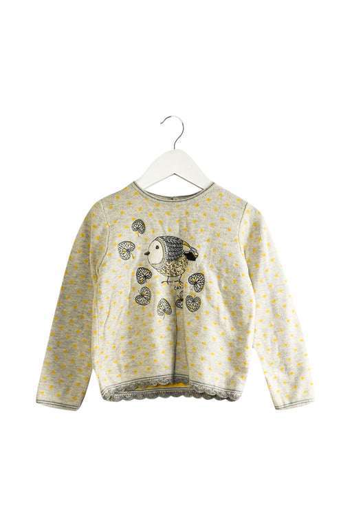 Grey Catimini Knit Sweater (Reversible) 4T at Retykle