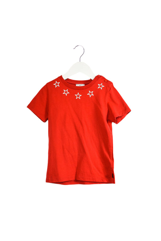 A Red Short Sleeve T Shirts from Givenchy in size 3T for boy. (Front View)