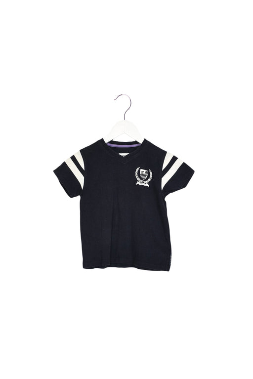 A Navy Short Sleeve T Shirts from Armani in size 2T for boy. (Front View)