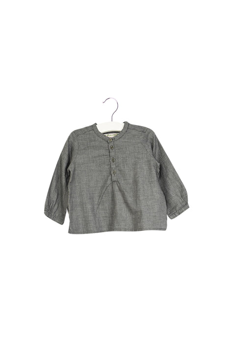 Grey Bonpoint Long Sleeve Top 12M at Retykle