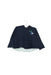 A Navy Buttoned Sweatshirts from Catimini in size 12-18M for girl. (Front View)