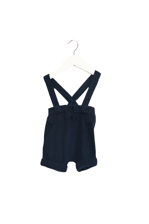 Navy Jacadi Overall Shorts 6M at Retykle