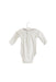 A White Long Sleeve Bodysuits from Bout'Chou in size 3-6M for girl. (Back View)