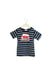 A Navy Short Sleeve T Shirts from Milky in size 6-12M for girl. (Front View)