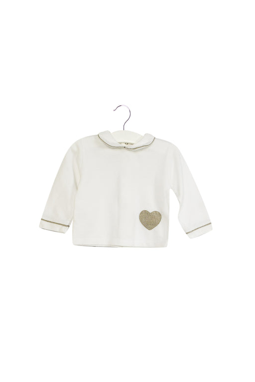 White Cyrus Company Long Sleeve Top 6M at Retykle