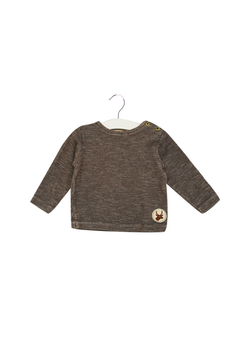 Brown Bout'Chou Long Sleeve Top 12M at Retykle