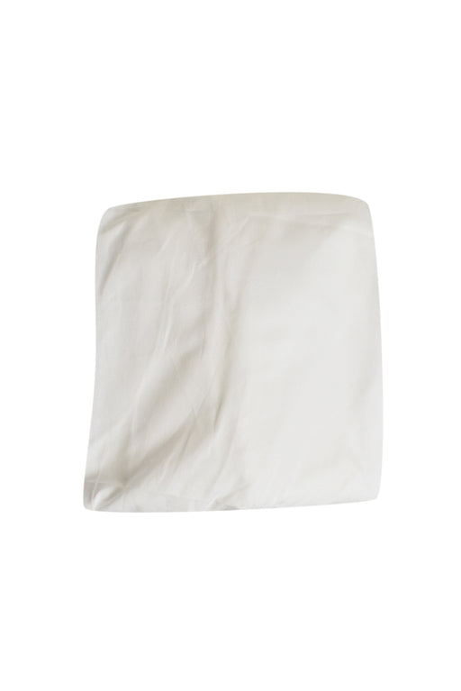White Jacadi Cradle Fitted Sheet O/S (50cm x 77cm) at Retykle