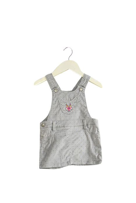 Grey La Compagnie des Petits Overall Dress 12M at Retykle