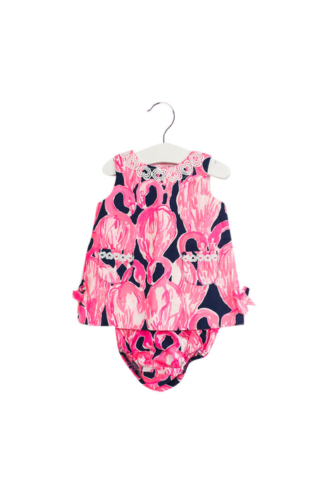 Pink Lilly Pulitzer Mommy + Me Dress Set (Size 2 and 3-6M) at Retykle