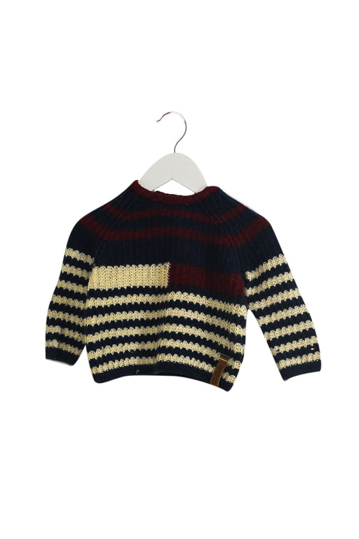 Navy Tommy Hilfiger Knit Sweater 3-6M at Retykle