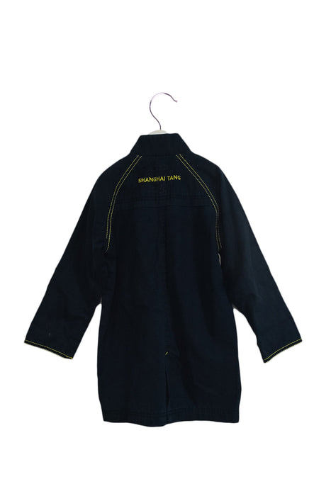 A Navy Lightweight Jackets from Shanghai Tang in size 2T for boy. (Back View)