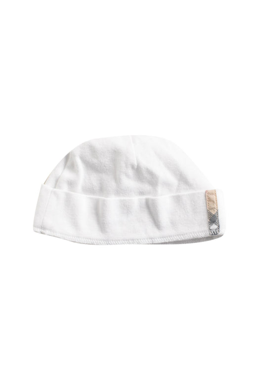 White Burberry Beany O/S (46-48cm) at Retykle