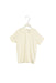 A Ivory Short Sleeve T Shirts from Petit Bateau in size 12Y for girl. (Front View)