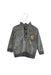 A Grey Buttoned Sweatshirts from IKKS in size 3T for boy. (Front View)