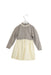 Grey Chickeeduck Long Sleeve Dress 2T (100cm) at Retykle