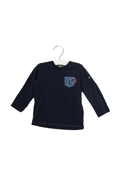 Navy Miki House Long Sleeve Top 18-24M (90cm) at Retykle